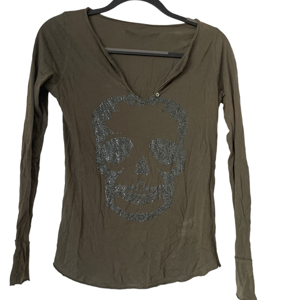 Zadig & Voltaire Sequin Skull Top